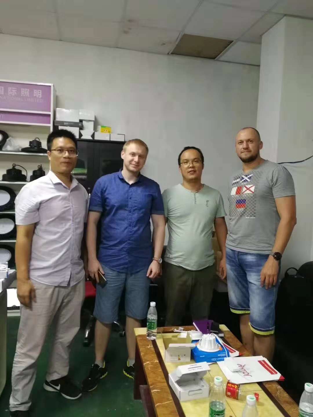 welcome our russia customer visiting